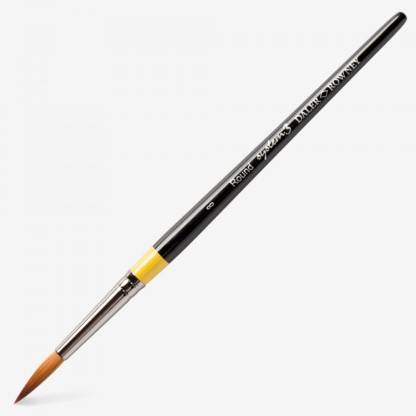 Daler-Rowney System3 Short Handle Round Paint Brush (No 8, Series 85)