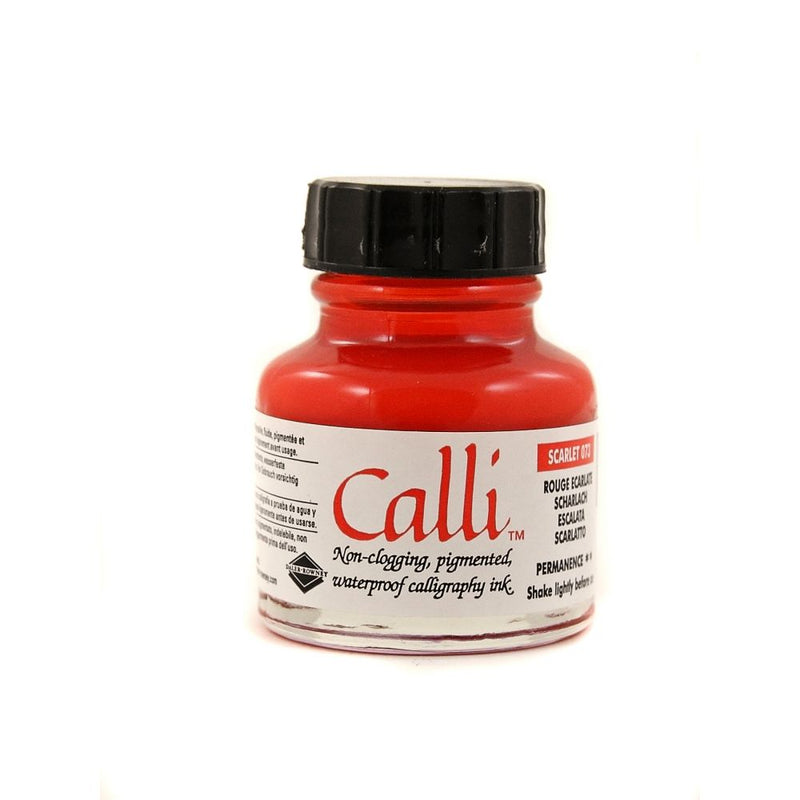 Daler-Rowney Calli Calligraphy Ink (29.5ml, Scarlet), Pack of 1