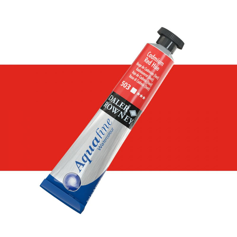 Daler-Rowney Aquafine Watercolour Metal tube (8ml, Cadmium Red Hue-503), Pack of 1