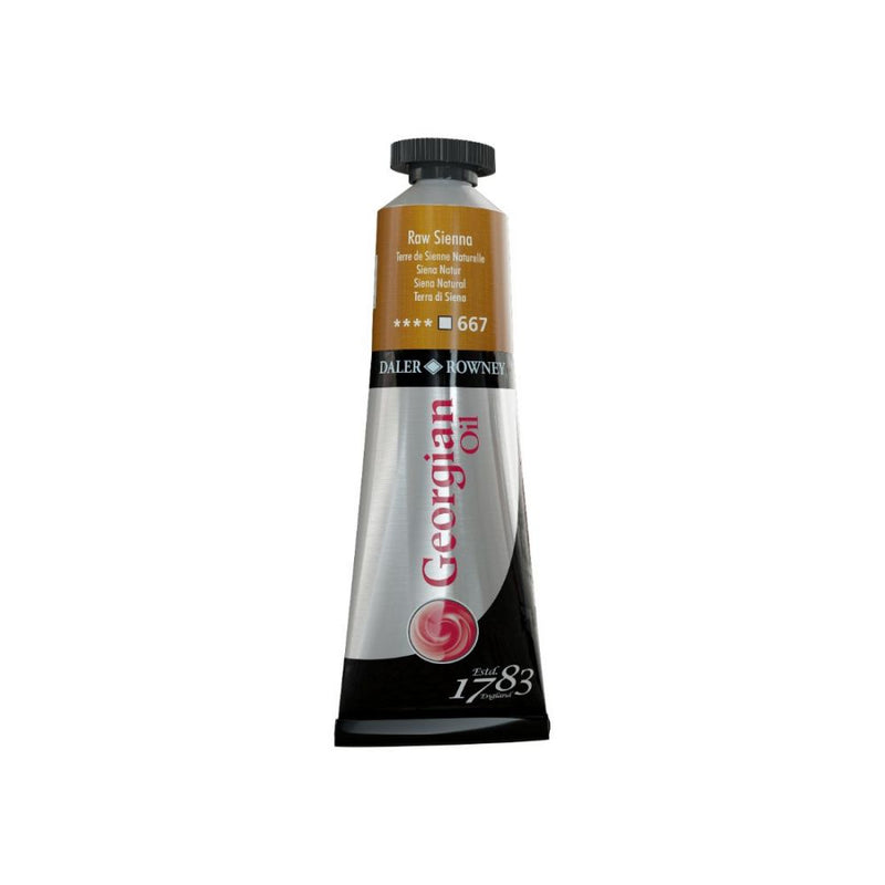 Daler-Rowney Georgian Oil Colour Metal Tube (225ml, Raw Sienna-667) Pack of 1