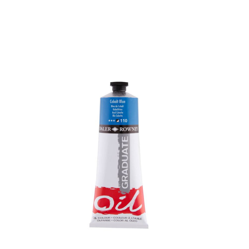 Daler-Rowney Graduate Oil Colour Paint Metal Tube (200ml, Cobalt Blue-110) Pack of 1