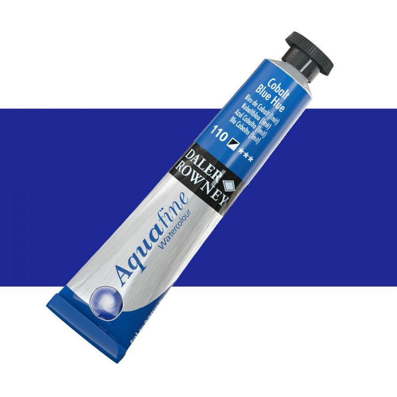 Daler-Rowney Aquafine Watercolour Metal tube (8ml, Cobalt Blue Hue-110), Pack of 1