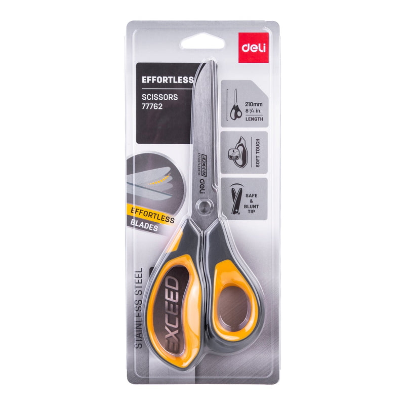 Deli W77762 210mm Scissors (Yellow, 1 Pc)