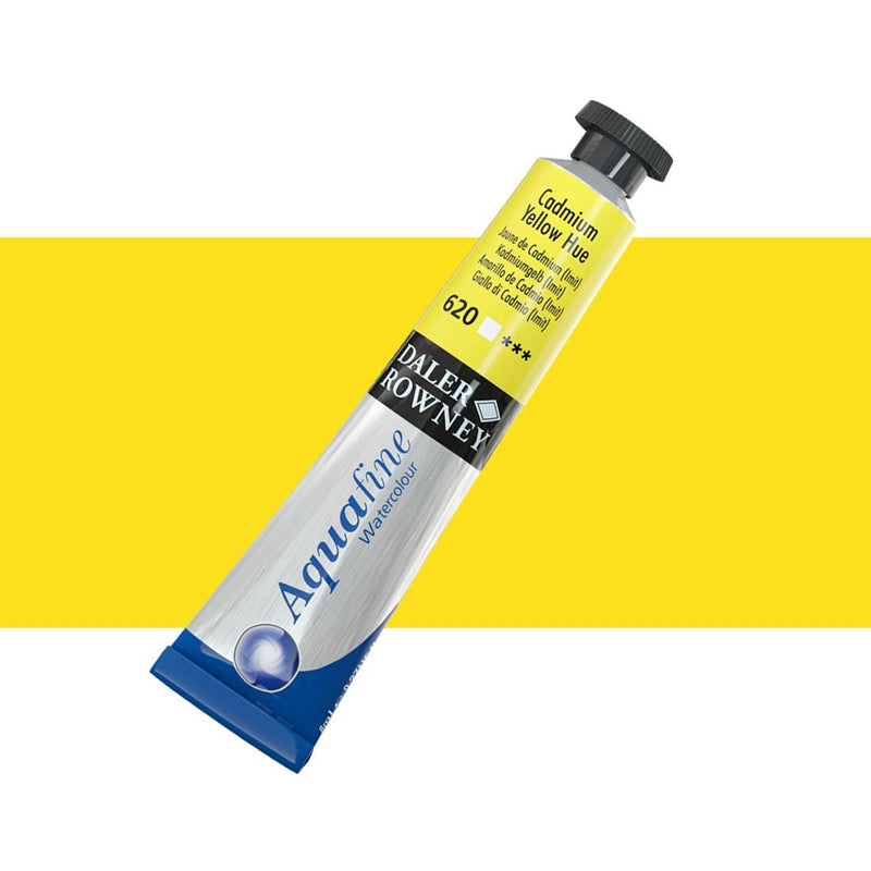 Daler-Rowney Aquafine Watercolour Metal tube (8ml, Cadmium Yellow Hue-620), Pack of 1