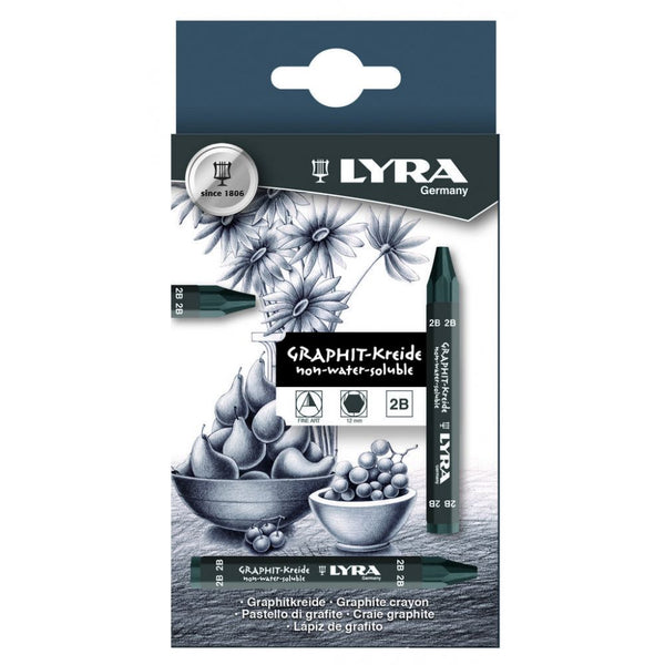 Lyra Rembrandt 2B Graphite Pastel Crayon (Pack of 12)